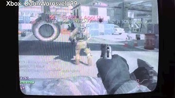 Amazing throwing knife kill on terminal MW3