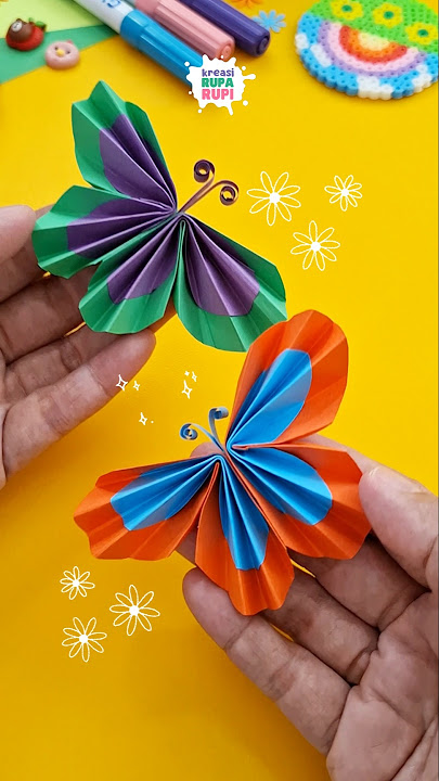 🌻 KUPU-KUPU cantik dan mudah dari origami