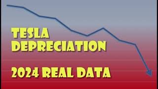 Tesla Depreciation in 2024 using real world data