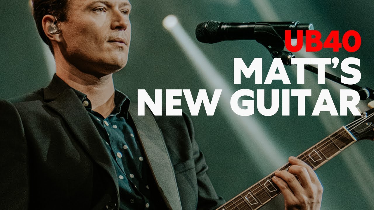 Matt's New Guitar UB40's lead singer gets his custom Patrick James