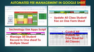 Automate Student Fee Management in Google Sheets: Easy Step-by-Step Tutorial By @devtecheduacademy