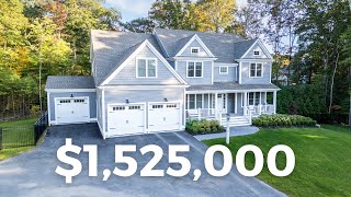 Tour a $1,525,000 Luxury Home in Holliston Massachusetts | Living in Holliston MA | Greater Boston