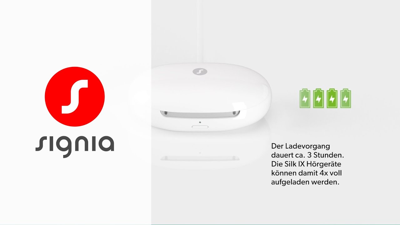 Silk Charge&Go IX - Ladeetui aufladen | Signia Hearing Aids