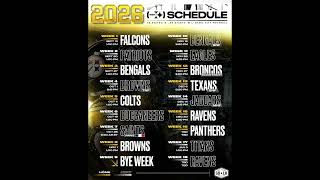 Steelers 2026-2027 schedule