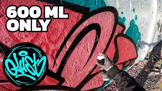 🔥 PAINTING GRAFFITI WITH 600ML SPRAYCANS ONLY 🔥