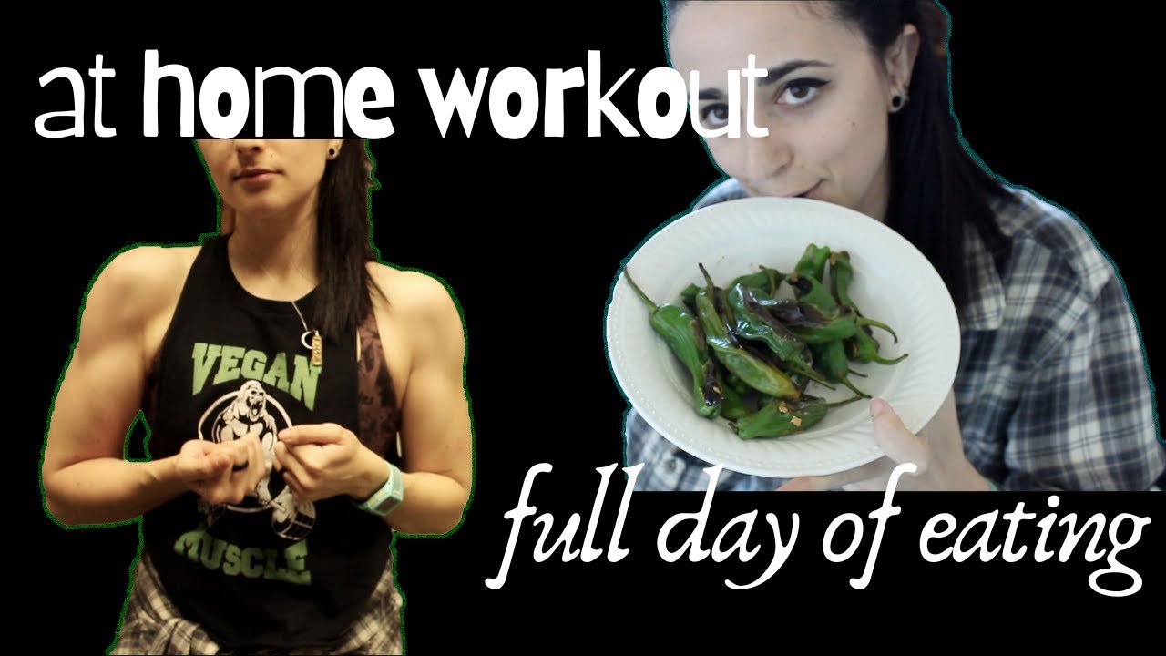 Vlog 1 | Full day of Eating | At-Home Push workout - YouTube