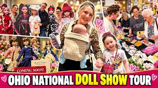 Come Tour the Ohio National Doll Show With Me! Amazing Dolls, Dealers & VDC News!