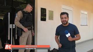 Cão de faro da PM atua em operação contra o...