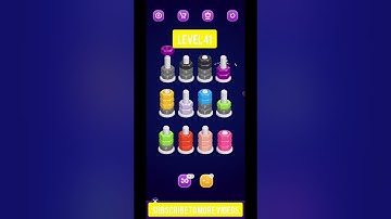 LEVEL 41 Nut Sort Game play video #games #gameplay #shortfeed #gaming #puzzle #viralvideo #level