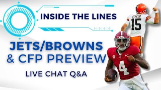 Jets/Browns Thursday Night Football, College Football Playoff Props & Preview | Inside the Lines