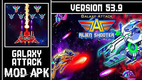 Galaxy Attack: Alien Shooter MOD APK Unlimited Money Version 53.9