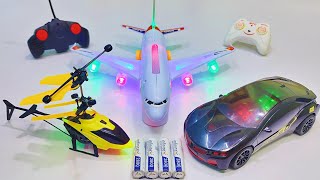 3D Lights Airplane A38O & 3D Lights Rc Car | Rc Helicopter | aeroplane | airplane | Remote Car