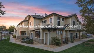 8707 E Florida Avenue, #910, Denver, CO 80247 - Walk Through Video