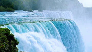Sleep to the Soothing Sounds of a Powerful Waterfall - Relaxing White Noise for Deeper Sleep 8 Hours