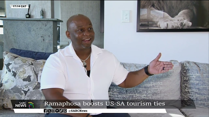 SA-US Relations | Ramaphosa boosts US-SA tourism ties