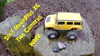 RC Hummer in the woods 200122 two cameras Serif MoviePlus X6 WMV