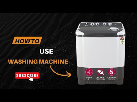 How To Use Washing machine - YouTube