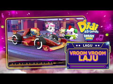 Vroom Vroom Laju | Didi & Friends Dream Jobs | Lagu Baharu Didi & Friends Malaysia