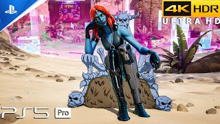 Fortnite (PS5 Pro) 4K 120FPS HDR Gameplay | Skin Mystique (X-Men)