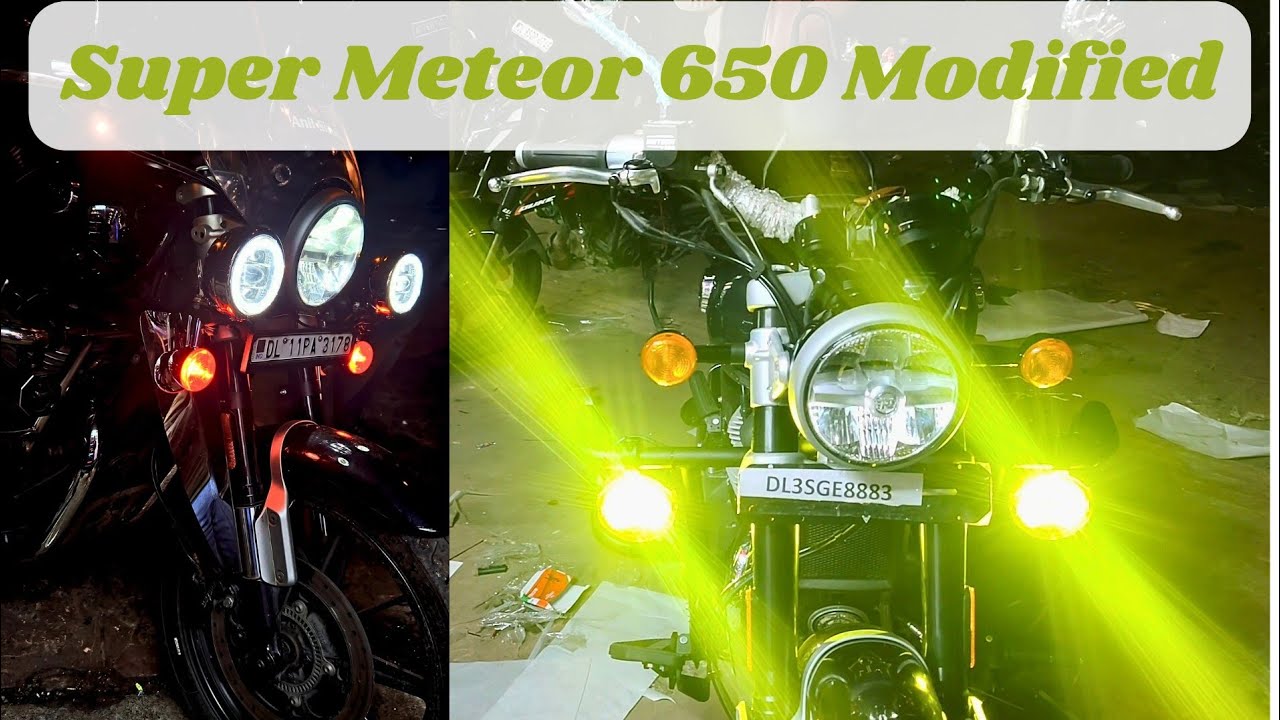 Super Meteor 650 Modified | Royal enfield meteor 650 modification | 