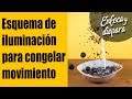 Videotutorial de esquema de iluminacion para congelar el movimiento