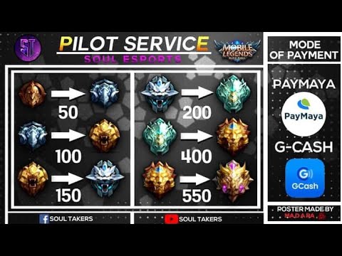 Mobile legends pilot service and game coach by Kenviolet