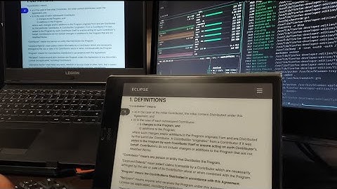 Using E-ink tablet as monitor on Linux with VNC!(howto in description)