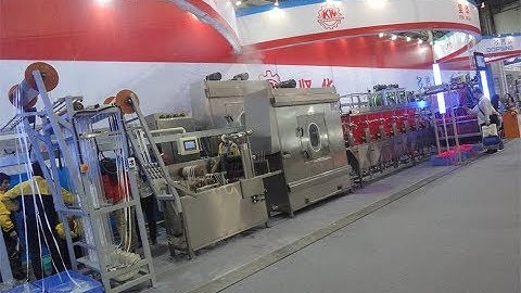 Elastic tape continuous dyeing and finishing machine (nylon)