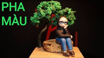 [CÙNG NẶN 1.1] Cách pha màu đất |Air Dry Clay|