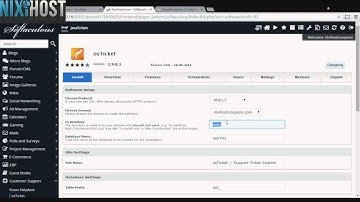 Installing osTicket with Softaculous in cPanel
