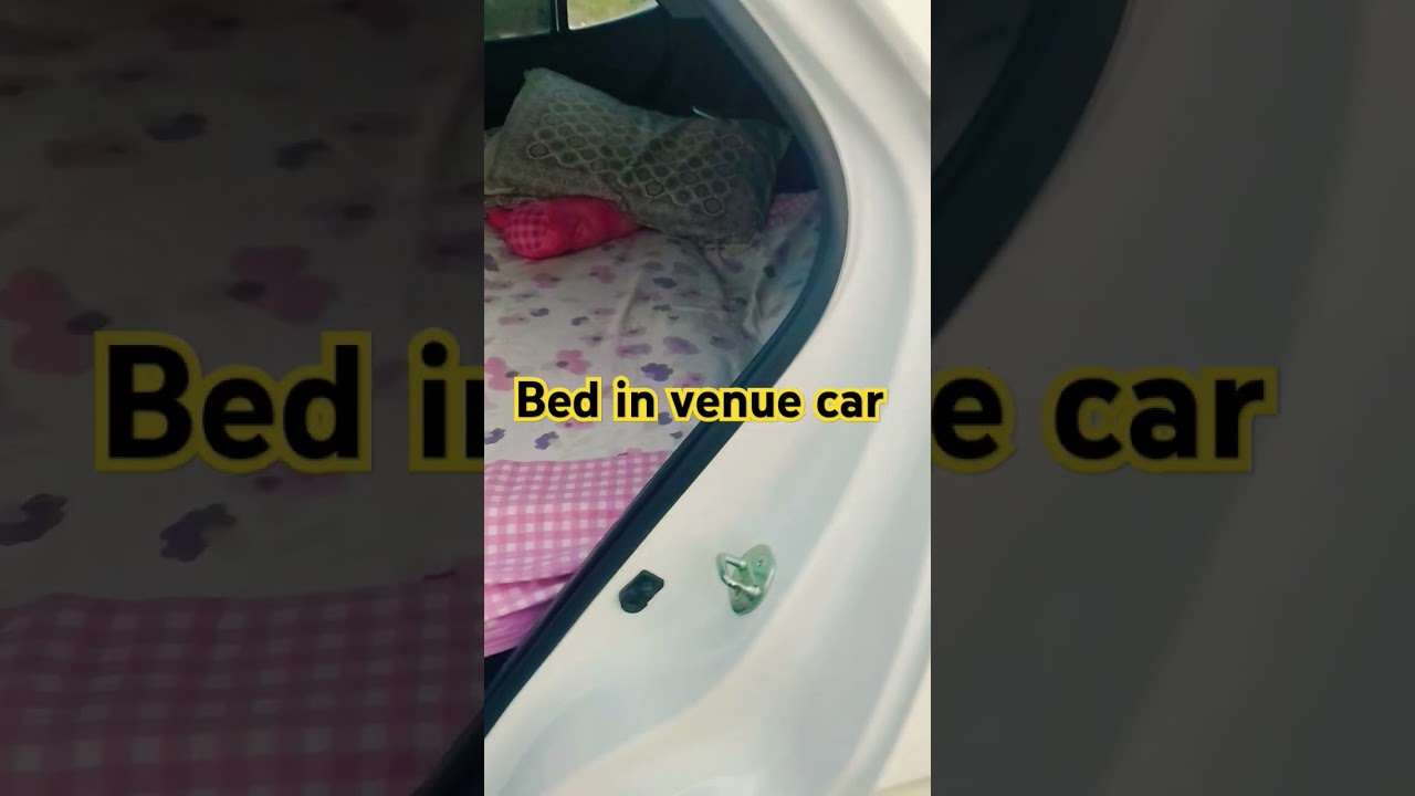 Bed in venue car 