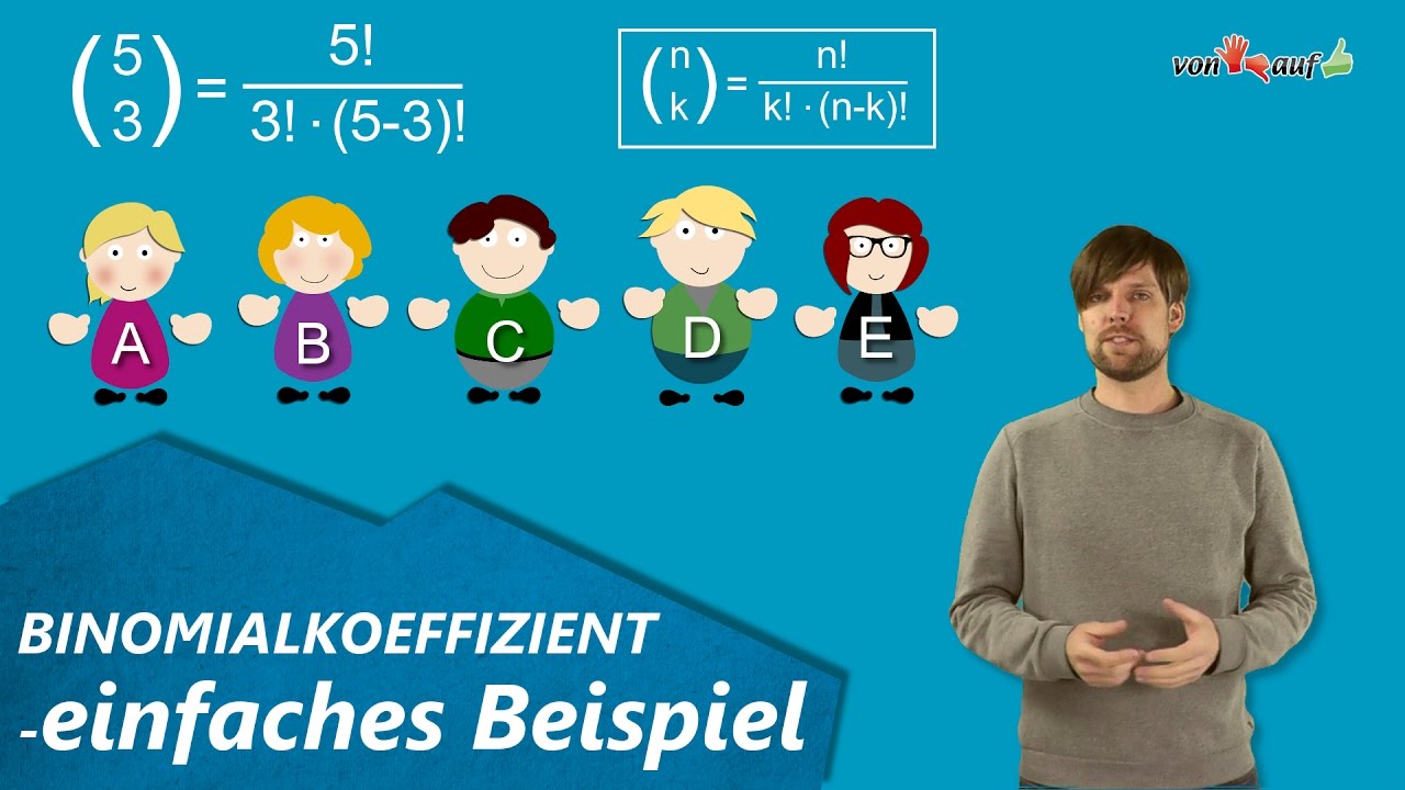 Binomialkoeffizient • Berechnen, Formel, Beispiel · [mit Video]