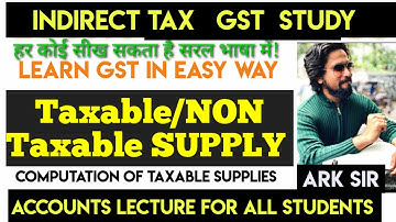 Q4 #COMPUTATION_OF_TAXABLE/NON_TAXABLE   #gst TYBCOM/TYBMS SEM 6 / TY BAF / MCOM 2 #Caretaker