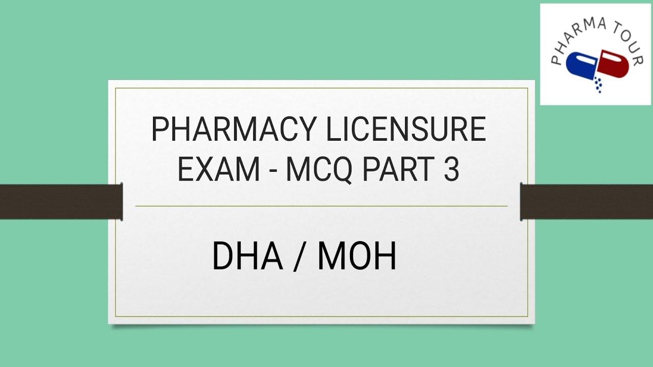 CLINICAL PHARMACIST / PHARMACIST DHA / MOH PROMETRIC EXAM MCQ PART