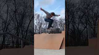 this Nollie double flip was Dialed ! listen to that board flip!. stoked #skateboarding