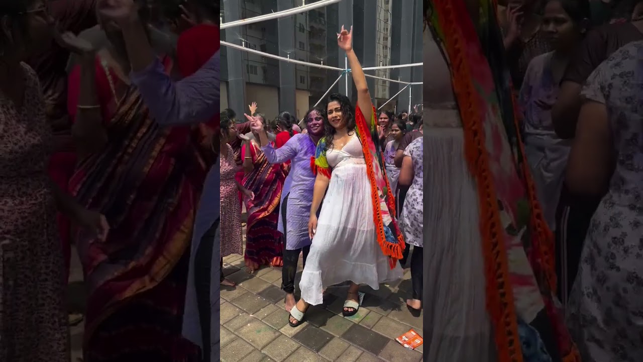 Actor jyothi holi celebrations 