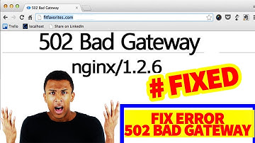 FIXED| How to Fix “502 Bad Gateway”Nginx Error| Step By Step☑️