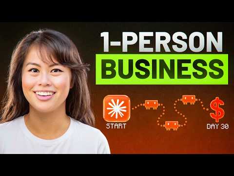 Video thumbnail: How I'd Start a 1-Person Business + Personal Brand with AI in 30 Days