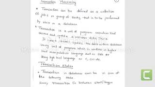 Transaction processing 1-3