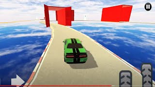 Dodge Challenger Stunts in Sky - Android Gameplay HD screenshot 2