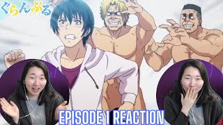 🤣What is THIS!?!? Grand Blue Episode 1 Reaction!