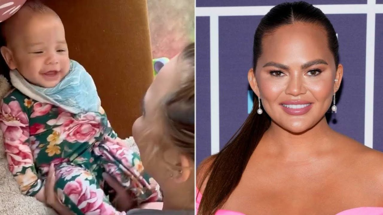 Chrissy Teigen Shares Sweet Video of 4 Month Old Daughter Esti's