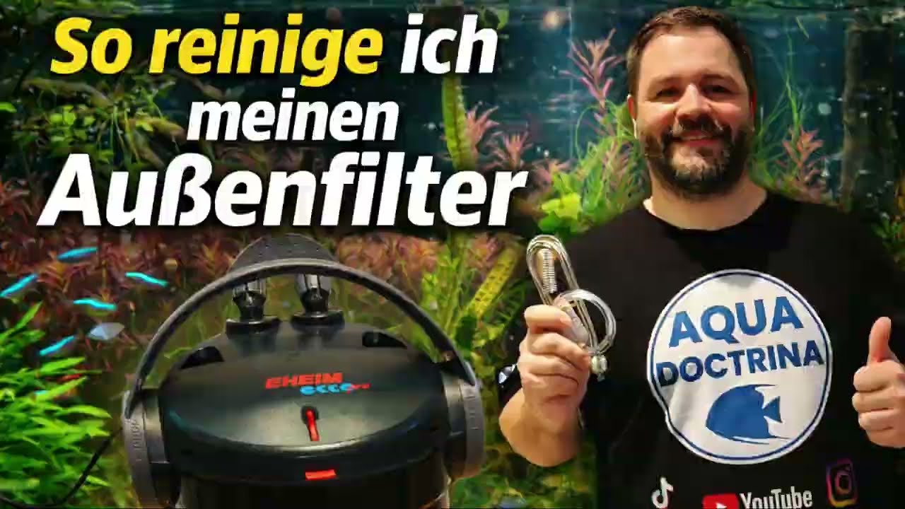 Aquarium Außenfilter  reinigen 