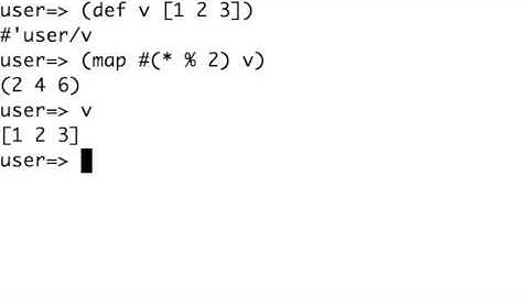 Clojure Vectors