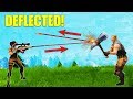 Deflecting A Sniper Bullet! [Fortnite]