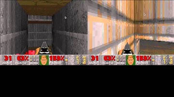 DOOM v1.4 beta DEMO2 coop split screen