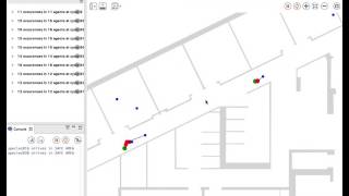Follow the Leader-Evacuation (GAMA Simulation)