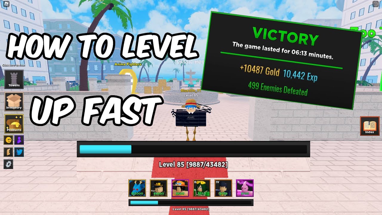 Xp Tds HOW TO GET XP FAST Roblox Ultimate Tower Defense - YouTube