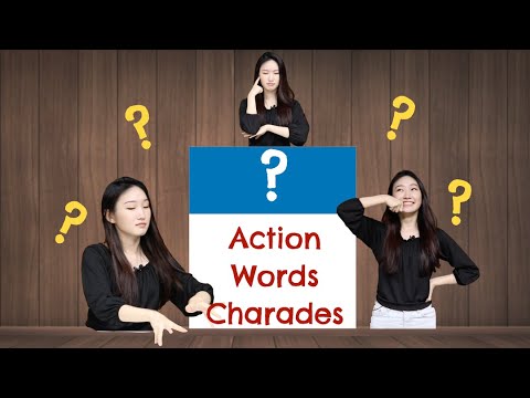 Charades: Action Words | English Activities | 몸으로 말해요 영어 동사