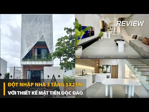 Video Review nhà phố 3 tầng hiện đại có mặt tiền cực lạ tại... - youtube